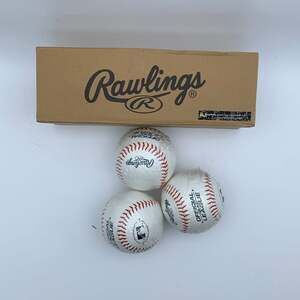 Rawlings Official League Baseballs OLB3 - 3 Pack Synthetic Leather